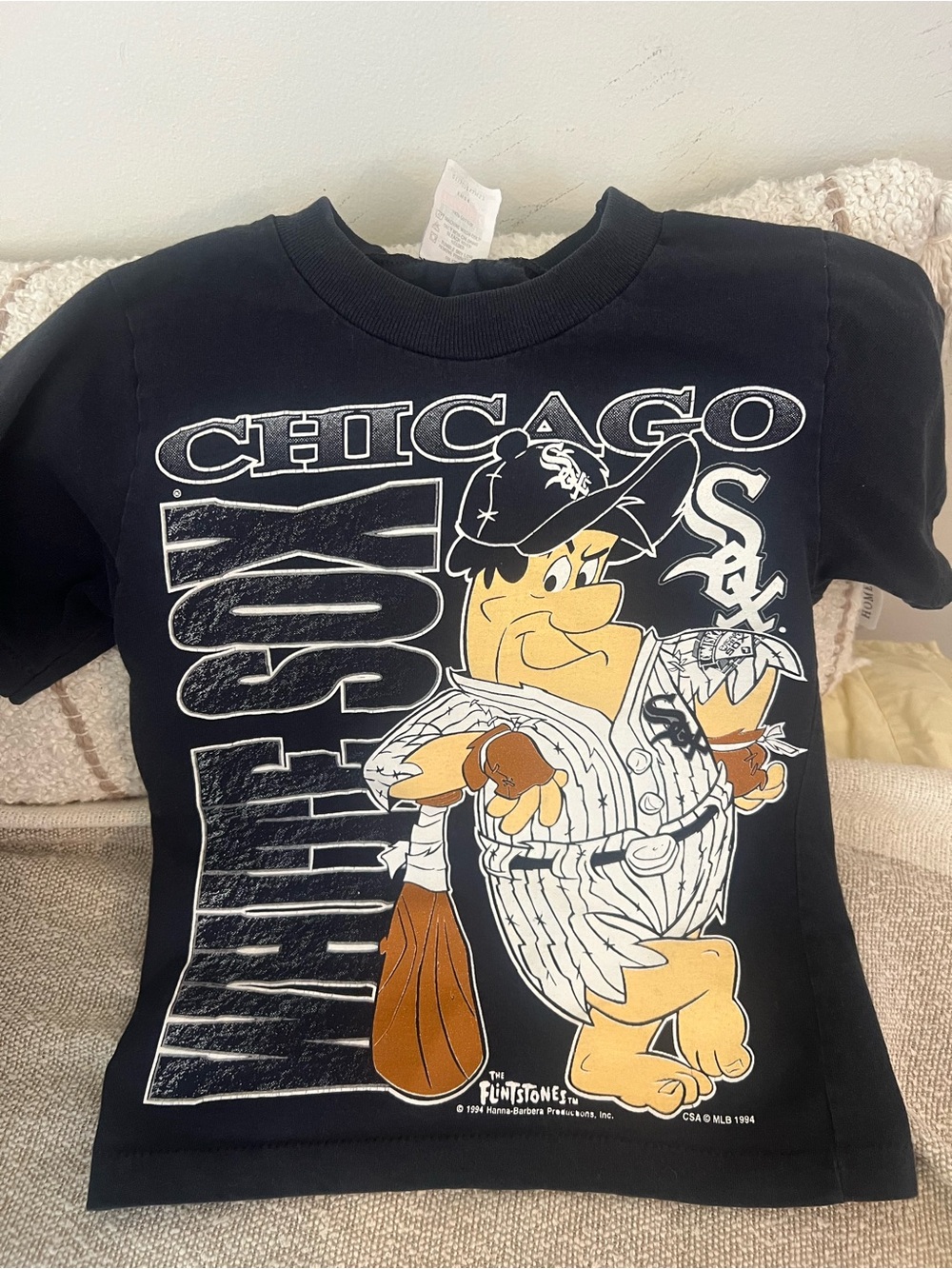 VTG Chicago White Sox Flinstones T-shirt | small